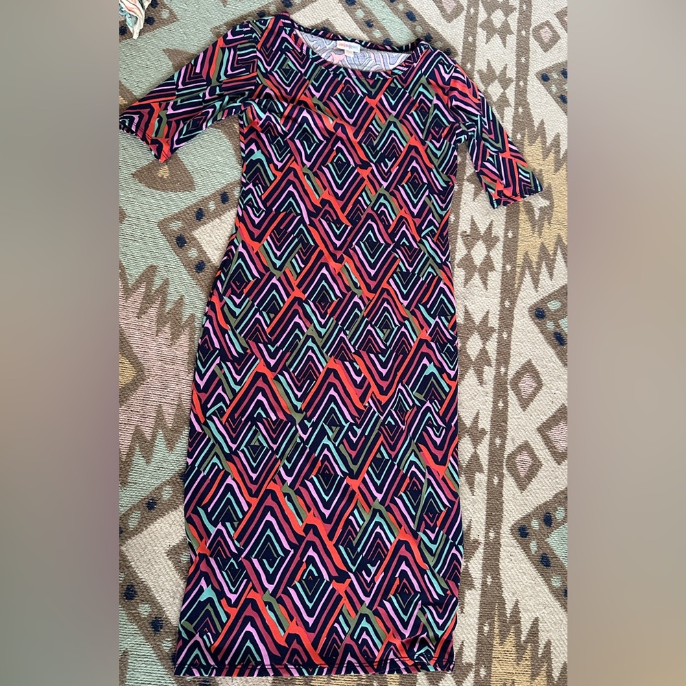 Lularoe colorful dress size XXS